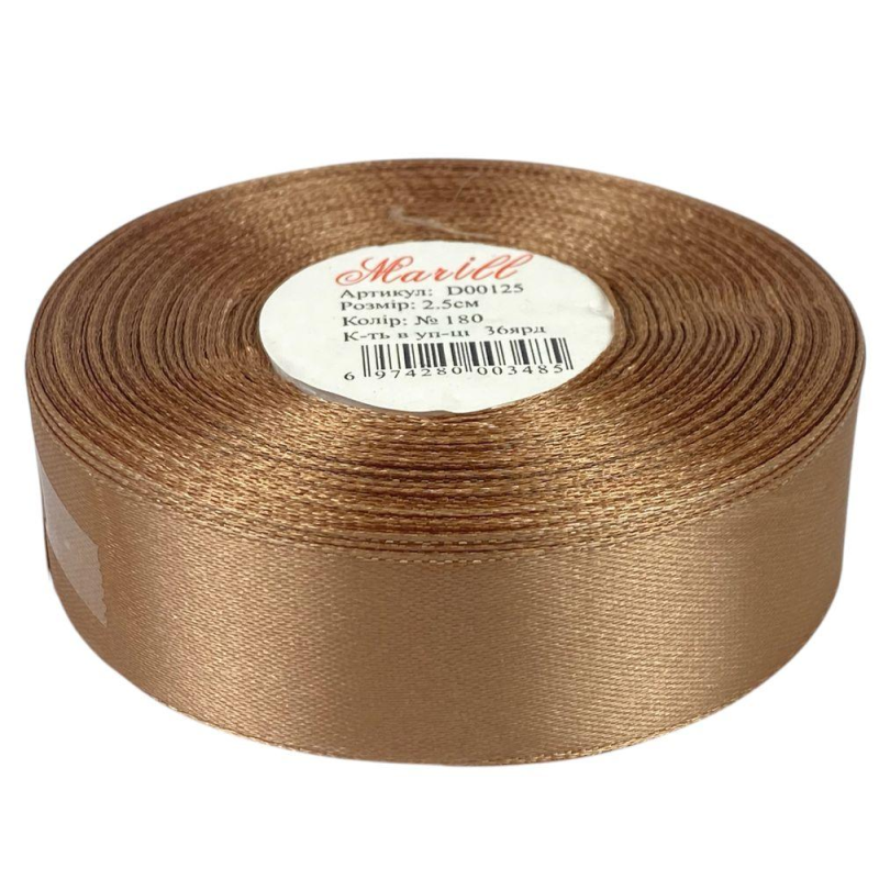 Атласна стрічка 2,5 см x 33 м (LA2533-180) KNZ