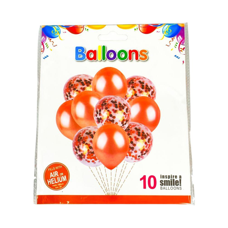 Набір з 10 куль, мікс кольорів (QQTZ-14-rose gold) KNZ