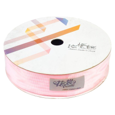 Стрічка декоративна смугаста 28 мм х 25 м (R.HJSD pink) KNZ