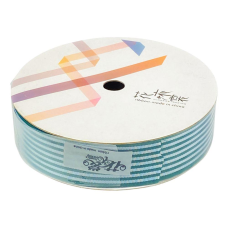 Стрічка декоративна смугаста 28 мм х 25 м (R.HJSD green) KNZ