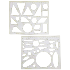 Люмограф (2 трафарети) лінійка-трафарет “Люкс Колор“ ЛЮМ1 KNZ