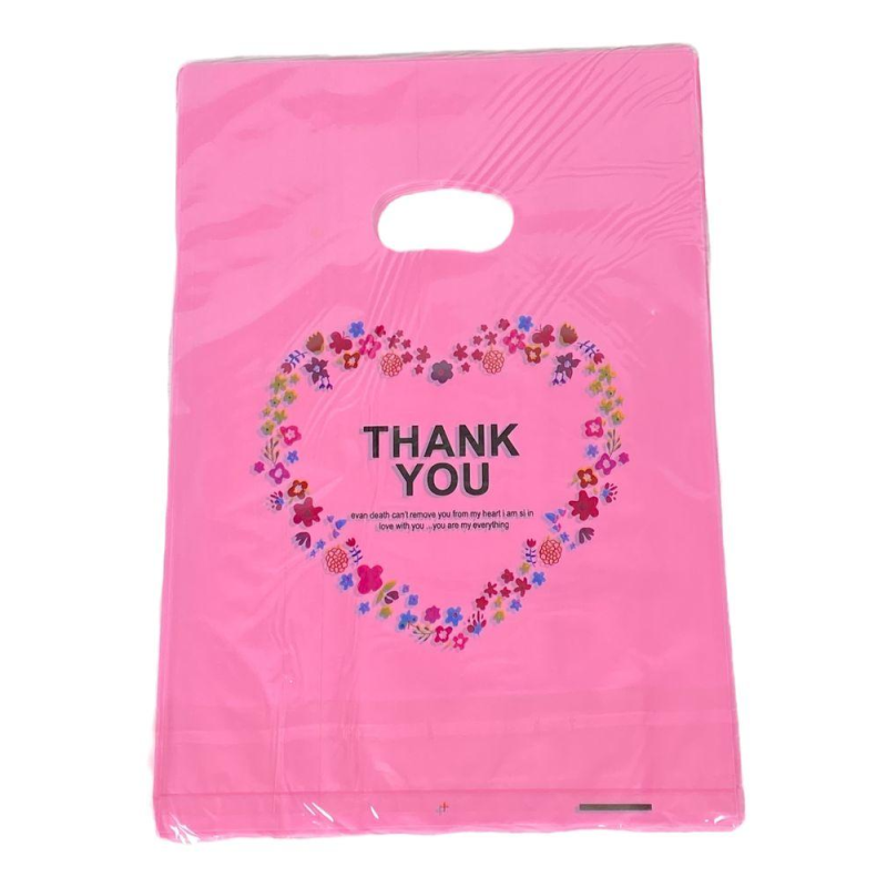 Подарункові пакети, поліетиленові 20 х 30 см, 24 шт/пач Рожевий Unison (10701-7) KNZ