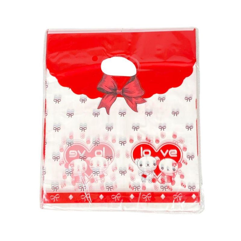 Подарункові пакети, поліетиленові 20 х 25 см, 24 шт/пач (10700-6) KNZ