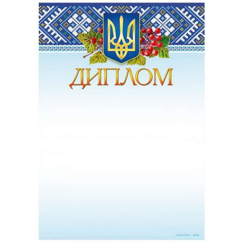 Бланк “Диплом“ А4 170 г/м2 ДМ-030 KNZ