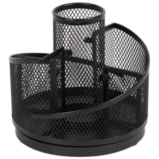 Настільний органайзер, що обертається, металевий для канцелярії D=13см 2012 KNZ