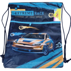Сумка-мішок для взуття та одягу для хлопчика KIDIS “Extreme race“ 41*31,5см 14073 Сумка для змінного взуття, зміни KNZ