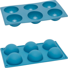 Форма силіконова для випікання 6шт на планшеті 28*16,5*3см KNZ