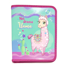 Папка для зошитів B5 на змійці для дівчинки “Drama Lama“ KIDIS 14013 KNZ