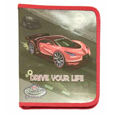 Папка для зошитів B5 на змійці для хлопчика “Drive“ KIDIS 14014 KNZ