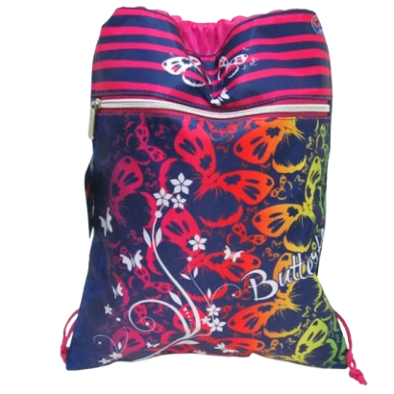 Сумка-мішок для взуття та одягу для дівчинки Josef Otten “Butterfly“ 39*30см JO-18081 змінного взуття, змінки KNZ