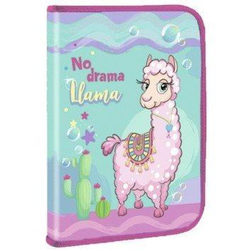 Папка для праці А4 картонна на змійці для хлопичка Kidis “Drama Lama“ 14021 KNZ