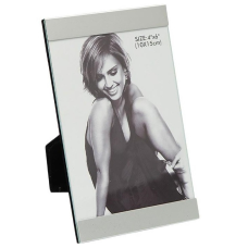 Настільна металева фоторамка для фото розміром 10×15 см Silver 4R AL001V6S KNZ