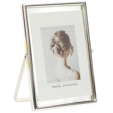 Металева настільна фоторамка для фото розміром 10×15 см Silver 4R12001U6S KNZ