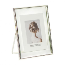 Металева настільна фоторамка для фото розміром 13×18 см Silver 5R 12001U7S KNZ