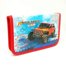 Пенал-книжка 1 відділення без відворотів “High Speed“ Kidis 7452 KNZ