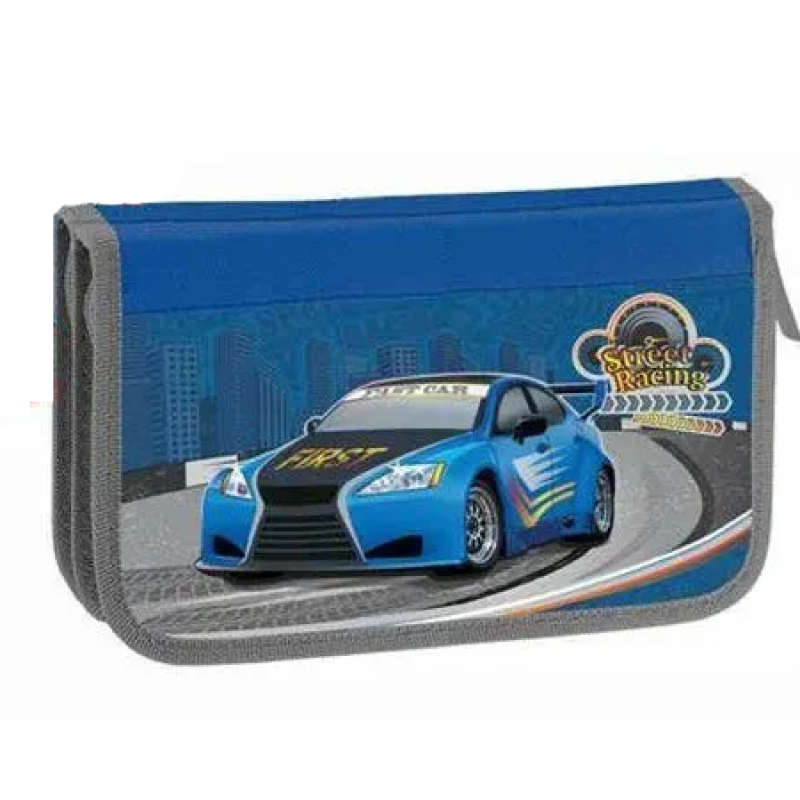 Пенал-книжка 2 відділення без відворотів “Street Racing“ Kidis 7457 KNZ Пенал-книжка 2 відділення без відворотів “Street Racing“ Kidis 7457 KNZ