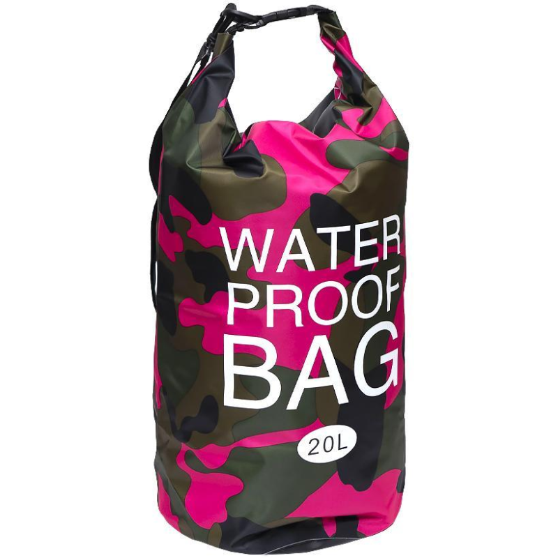 Водонепроникна сумка - гермомішок “Камуфляж“ 20л F-20L 60х36,5см Мікс кольорів KNZ