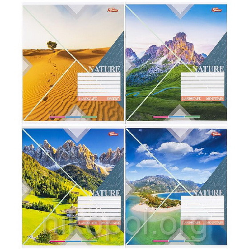 Зошит 12 аркушів клітинка Природа, міста, море, пейзажі і тд KNZ Зошит 12 аркушів клітинка Природа, міста, море, пейзажі і тд KNZ