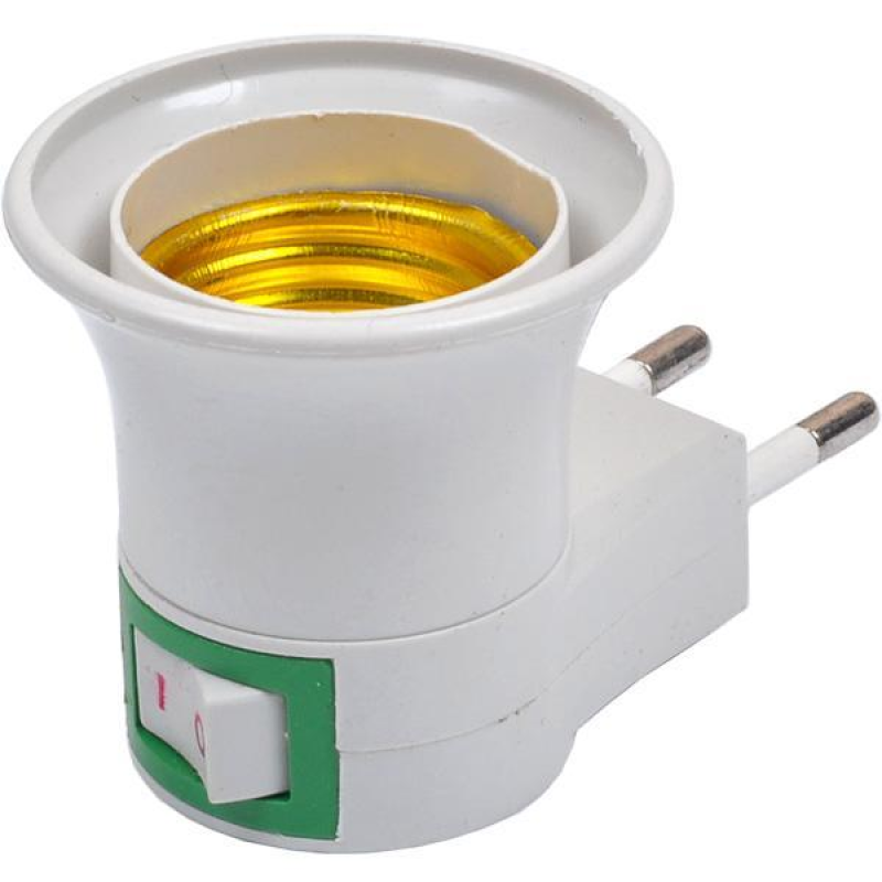 Патрон Е27 з вимикачем у розетку KNZ