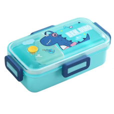 Дитячий контейнер для їжі “Dino“ ланч-бокс з роздільниками та приладами KNZ