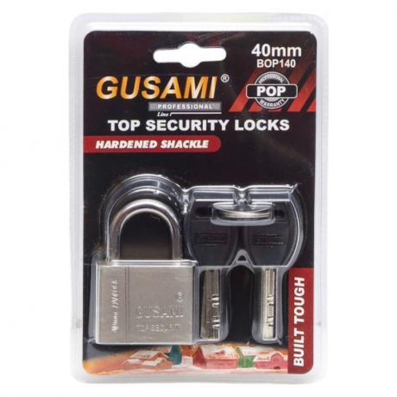 Замок навісний 40мм GUSAMI N-40мм KNZ Замок навісний 40мм GUSAMI N-40мм KNZ
