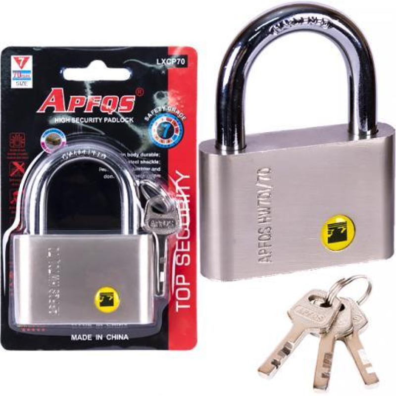 Замок навісний APFQS матовий 70мм X2-81/LXCP70 KNZ