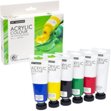 Фарба акрилова 75мл “Art Ranger“ 6 кольорів “Acryliс regular“ PA32.06075.E KNZ