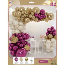 Фотозона, набір повітряних куль 82шт для створення фотозони - арки HY-04322 KNZ