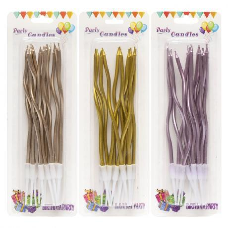 Набір свічок для торта 12шт TL-1049 KNZ