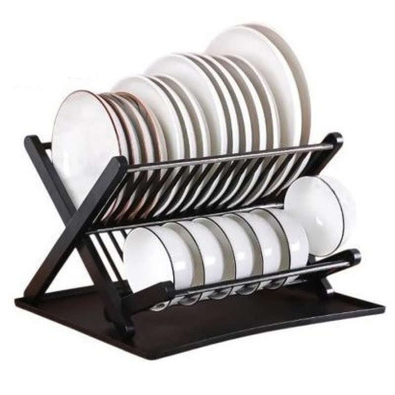 Сушарка для посуду настільна складана 39*36*26см KNZ