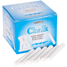 Мел школьный белый круглый 100 шт/уп KNZ