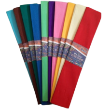 Папір креповий 110% 10 кольорів 50*200 см 20г/м2 гофробумага KR110-MIX2 KNZ