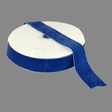Оксамитова стрічка 4 см (±5 мм) х 30 ярдів Синій Marill (D00840-C 67)
