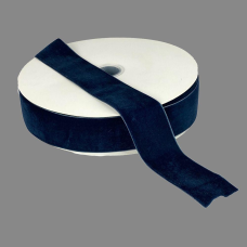 Оксамитова стрічка 4 см (±5 мм) х 30 ярдів Синій Marill (D00840-C 78)