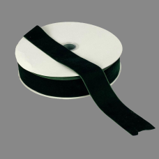 Оксамитова стрічка 4 см (±5 мм) х 30 ярдів Зелений Marill (D00840-C 59)