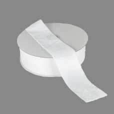 Оксамитова стрічка 5 см (±5 мм) х 20 ярдів Білий Marill (D00850-C 01)