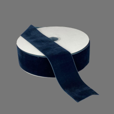 Оксамитова стрічка 5 см (±5 мм) х 20 ярдів Синій Marill (D00850-C 78)