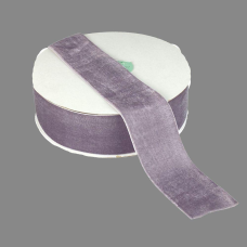 Оксамитова стрічка 5 см (±5 мм) х 20 ярдів Сірий Marill (D00850-C 60)