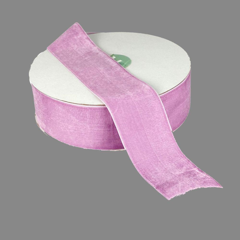Оксамитова стрічка 5 см (±5 мм) х 20 ярдів Рожевий Marill (D00850-C 38)