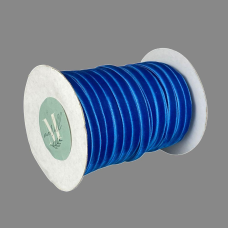 Оксамитова стрічка 0,6 см х 50 ярдів Синій Marill (D00806-C 34)