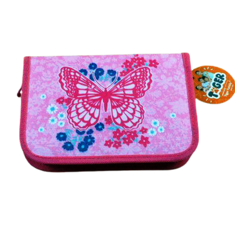 Пенал TIGER на 1 відділення з 1 відворотом “Scholar Collection“ Velvet Paradise SR18-B04E KNZ Пенал TIGER на 1 відділення з 1 відворотом “Scholar Collection“ Velvet Paradise SR18-B04E KNZ