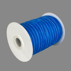 Оксамитова стрічка 0,6 см х 50 ярдів Блакитний Marill (D00806-C 32)