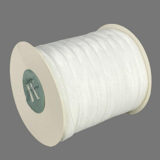 Оксамитова стрічка 1,0 см х 50 ярдів Білий Marill (D00910-C 01)