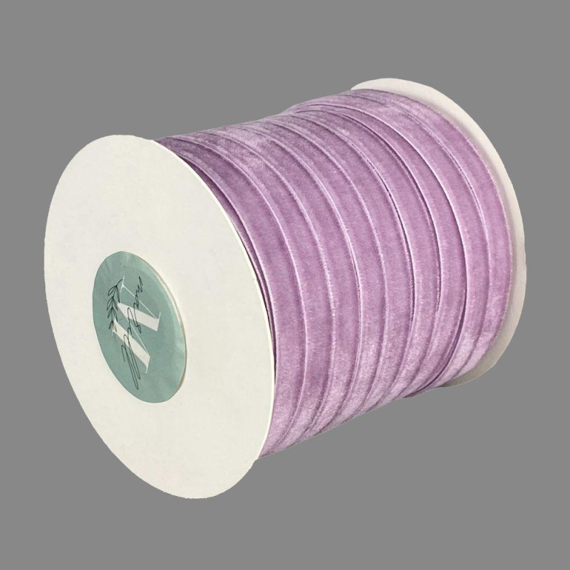 Оксамитова стрічка 1,0 см х 50 ярдів Рожевий Marill (D00910-C 38)