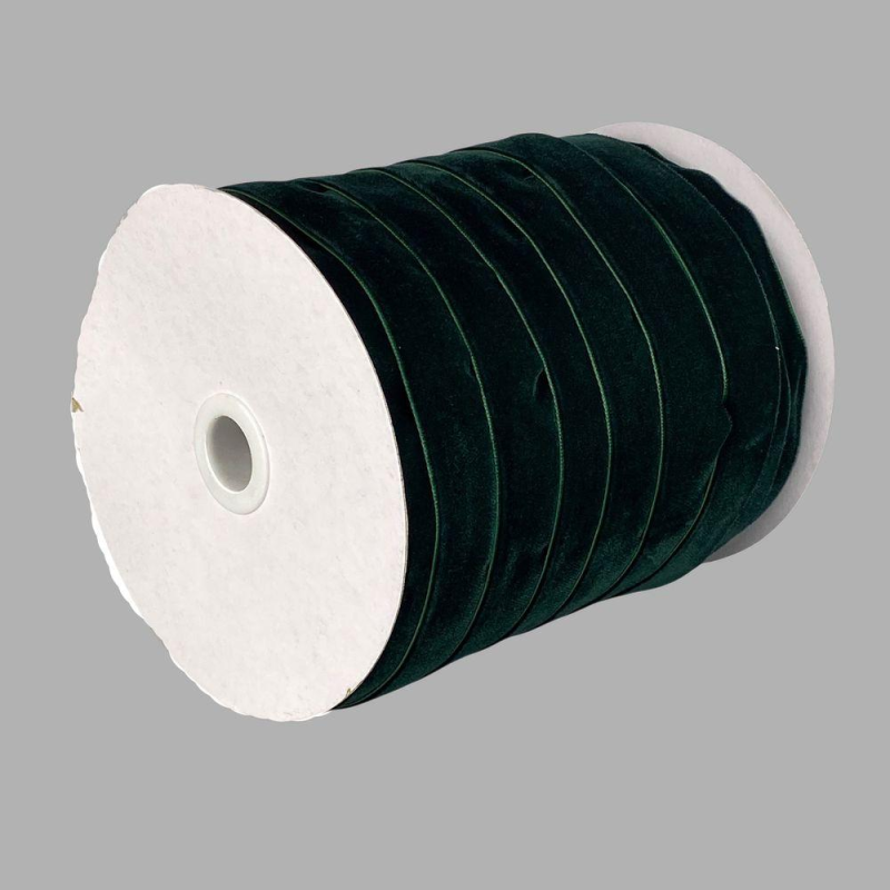 Оксамитова стрічка 2,5 см х 50 ярдів Зелений Marill (D00825-C 59)