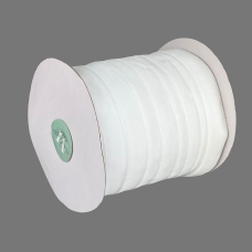 Оксамитова стрічка 2,5 см х 50 ярдів Білий Marill (D00825-С 01)