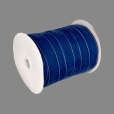 Оксамитова стрічка 2,5 см х 50 ярдів Синій Marill (D00825- 67)
