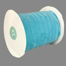 Оксамитова стрічка 2,5 см х 50 ярдів Блакитний Marill (D00825-30)