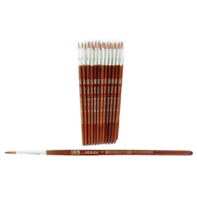 Пензель нейлон кругла №2 Neo Line 2202-CHNR KNZ