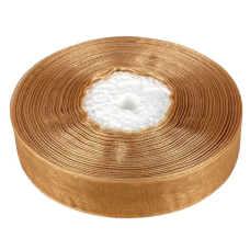 Стрічка з органзи “горіхова“ 2,0 см х 50 ярдів Коричневий Marill (D02020-bk18)